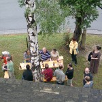 Erste Gäste zum Tag des Offenen Denkmals 2005 | Foto: Heike Sichting 2005-09-11-TdOffDenkmal_HS(0003)