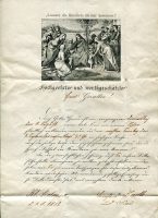 Gevatter- oder Patenbittbrief