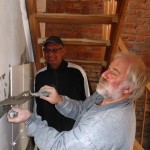 Lehmputz im Obergeschoß Pilgerquartier | Foto: Siegfried Adaschkiewitz Ausbau-des-Refugiums-07